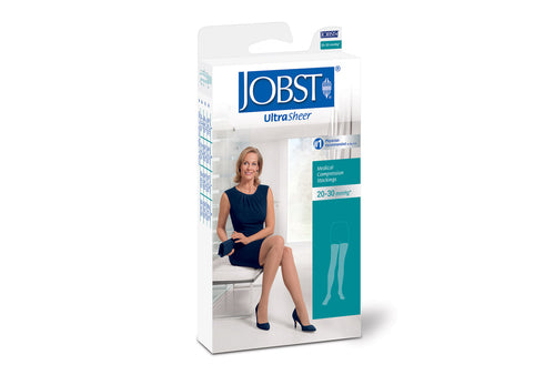 Jobst UltraSheer Closed Toe Thigh High 20-30 mmHg
