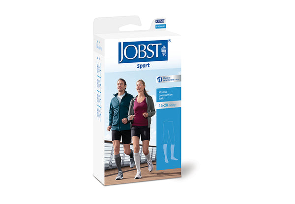 Jobst Sport Closed Toe Knee High 15-20 mmHg