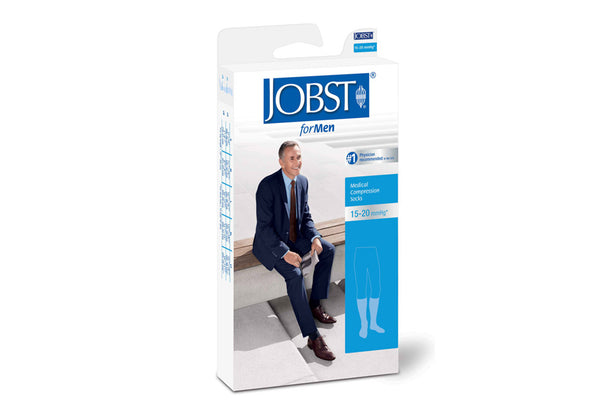 Jobst for Men Compression Socks 20-30 mmHg - Knee High / Closed