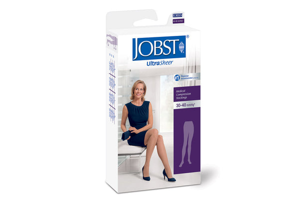 Jobst UltraSheer Closed Toe Pantyhose 30-40 mmHg