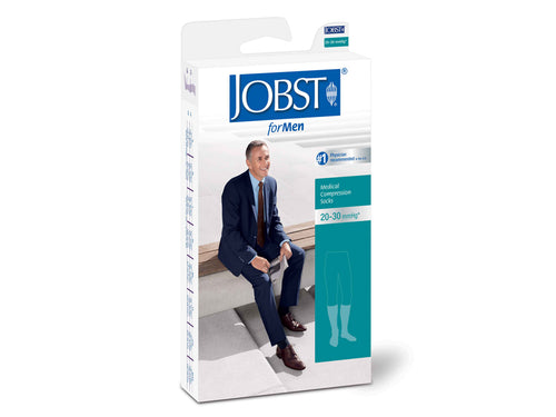 Jobst forMen Casual Closed Toe Knee High 20-30 mmHg
