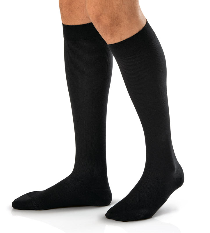 JOBST forMen Ribbed Closed Toe Knee High Socks 20-30mmHg