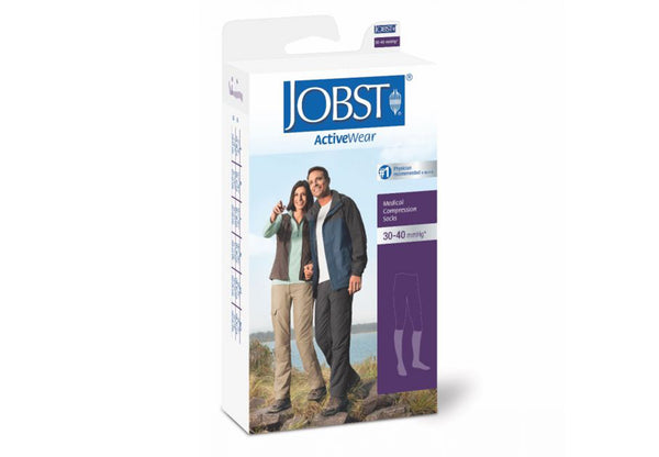 Jobst Activewear Closed Toe Knee High 30-40 mmHg